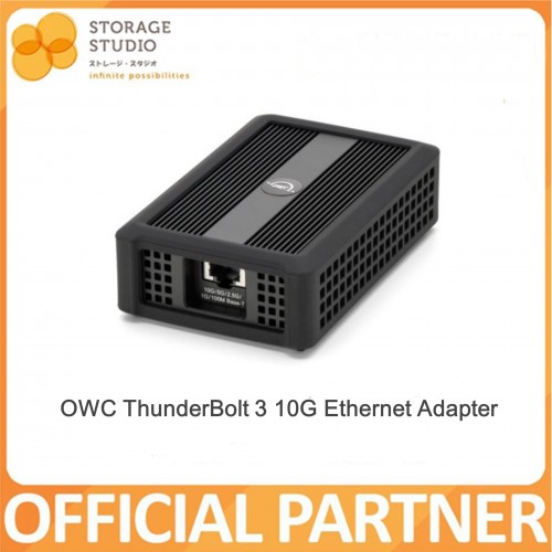 OWC THUNDERBOLT 3 10G ETHERNET ADAPTER for Mac and Windows, P/NO: OWCTB3ADP10GBE. Warranty 1 year